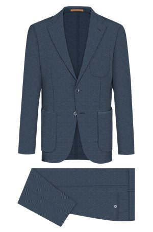 OPEN BLUE // SUITS L-HESTON2PCSSOFT-242