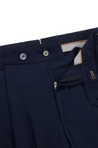 OPEN BLUE // FORMAL TROUSERS L-PORT-PLEATS-242