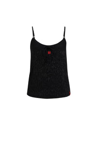 BLACK // PYJAMAS TOPS SKITTY_CAMISOLE