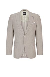 Veste de costume Hutson en laine mélangée - Medium Beige