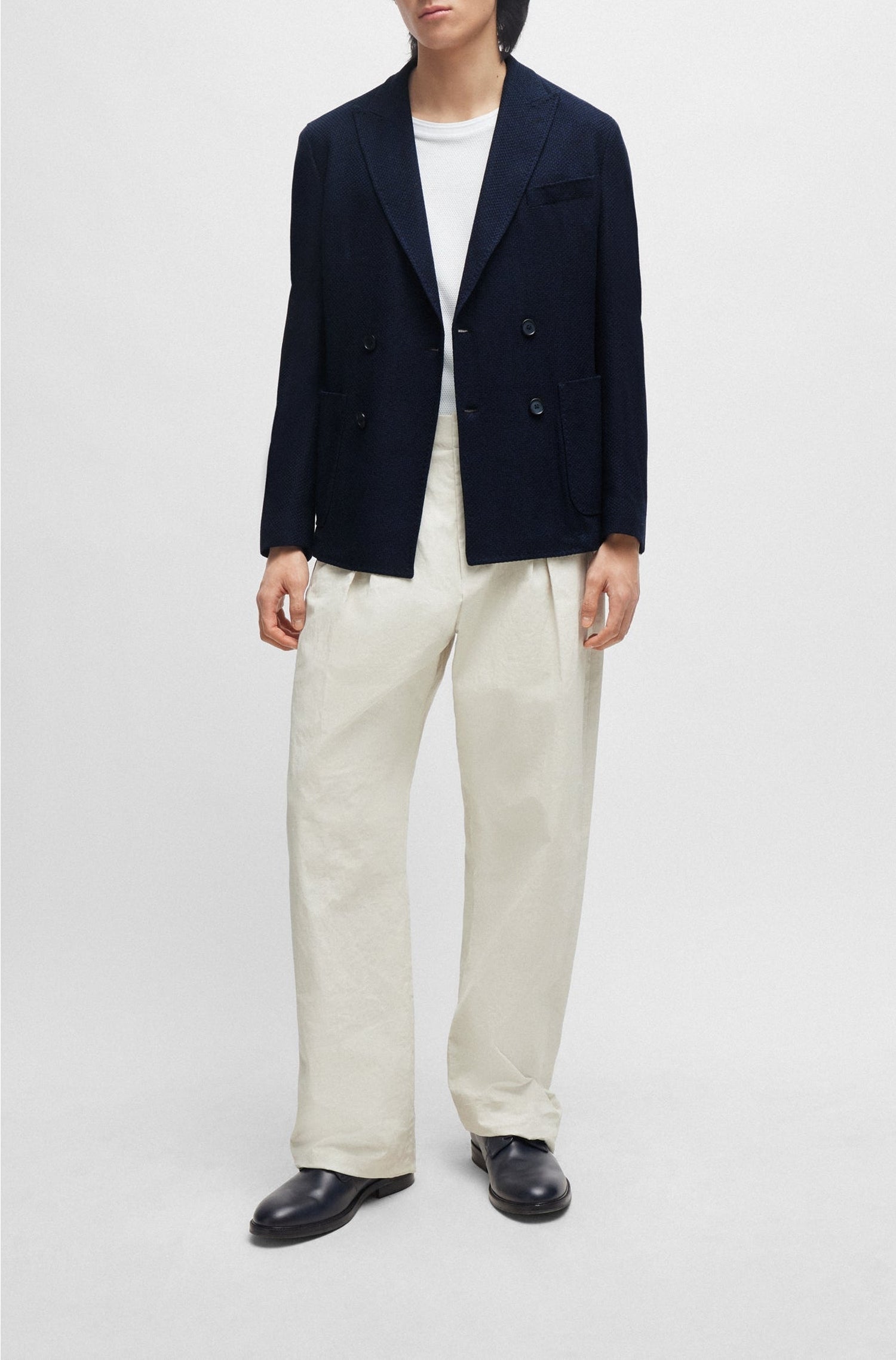 REF ADD // MEDIUM GREY // FORMAL TROUSERS P-GENIUS-EL-243F