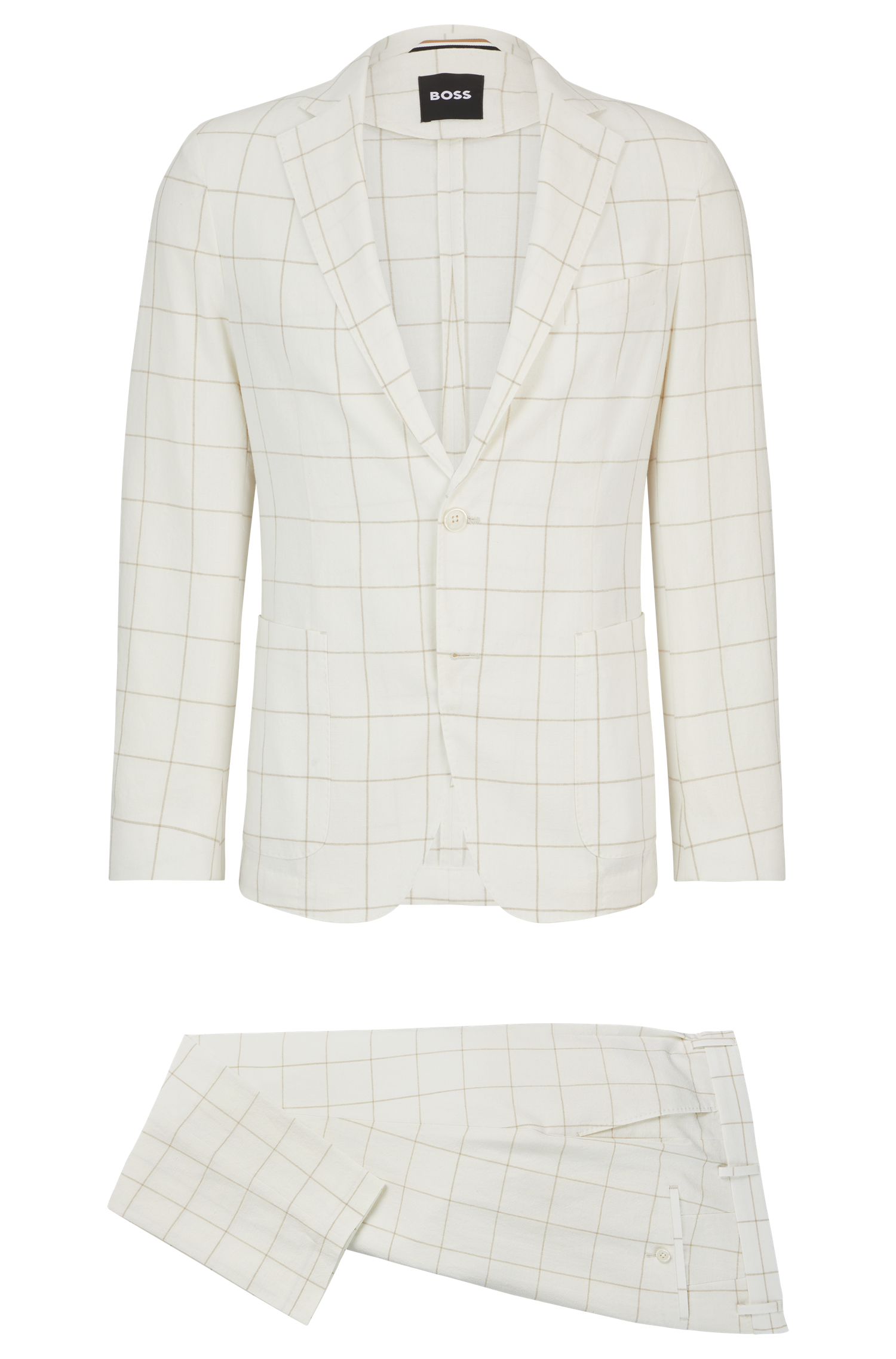 WHITE // BUSINESS SUITS C-HANRY-2PCS-242