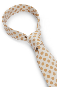 Silk tie - Light Beige