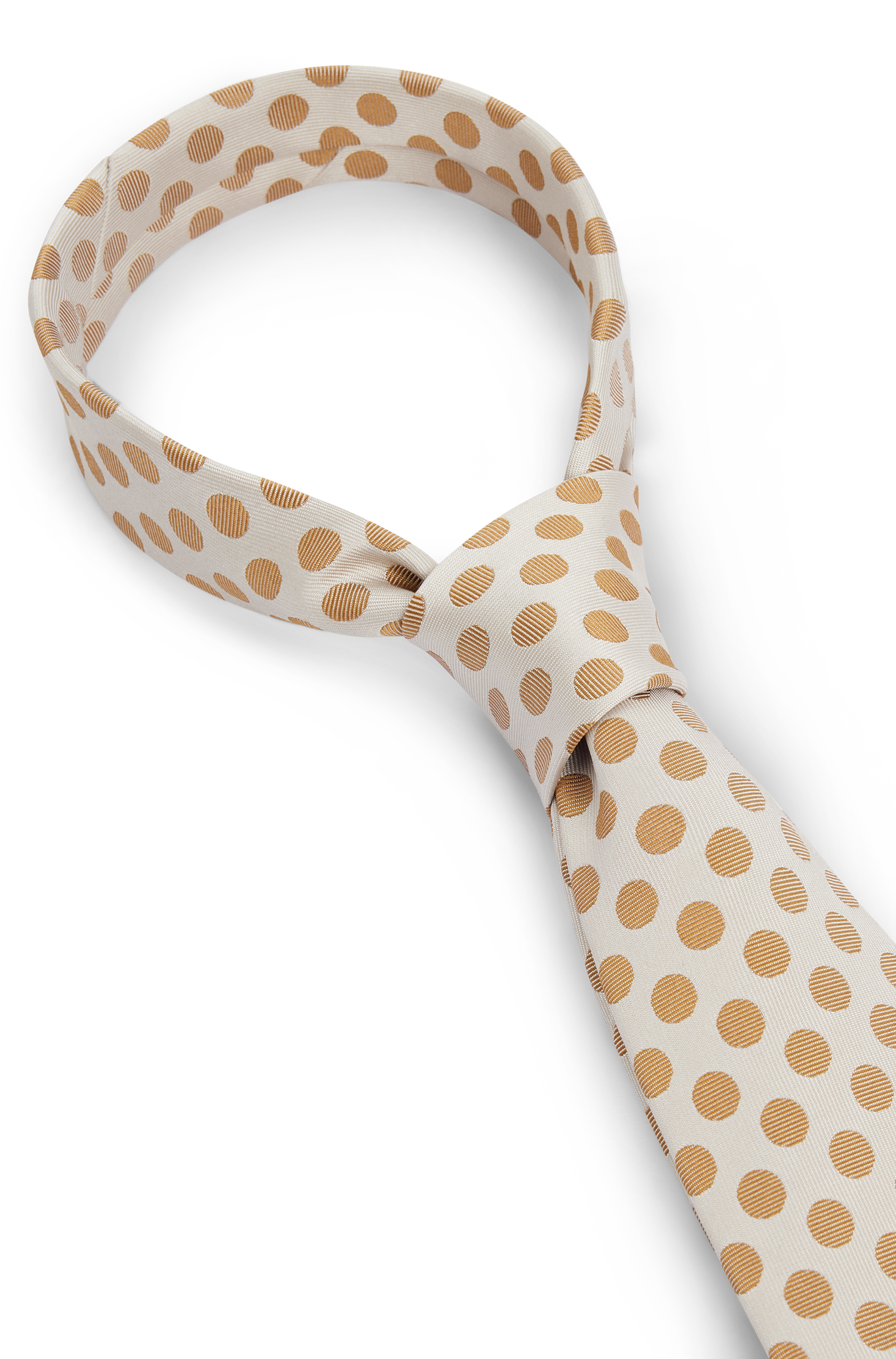 Silk tie - Light Beige