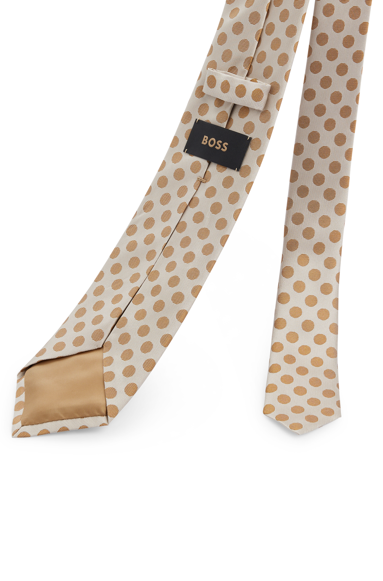 Silk tie - Light Beige