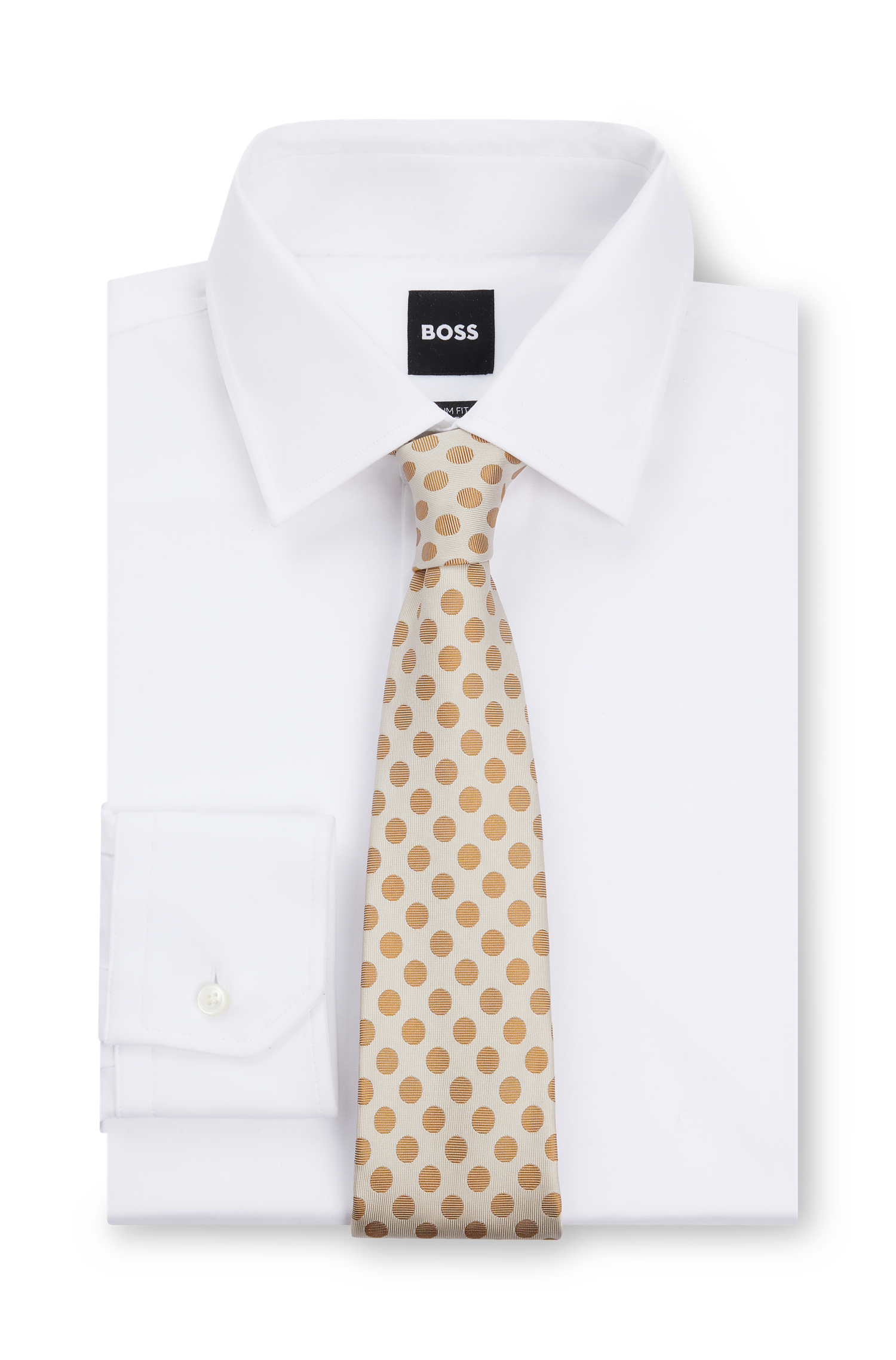 Silk tie - Light Beige