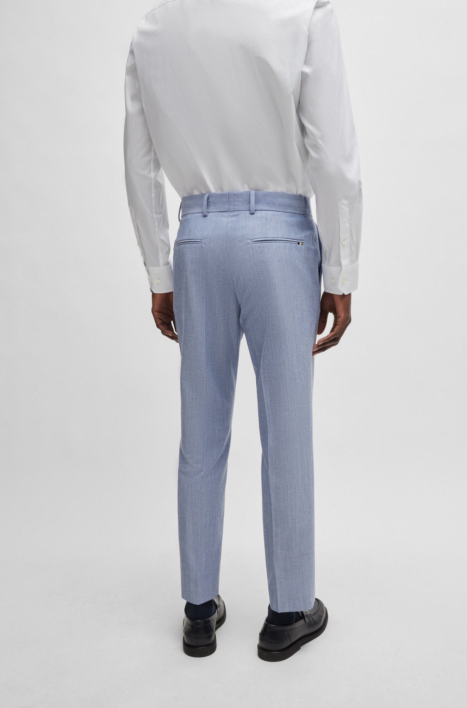 NAVY // TROUSERS H-GENIUS-242