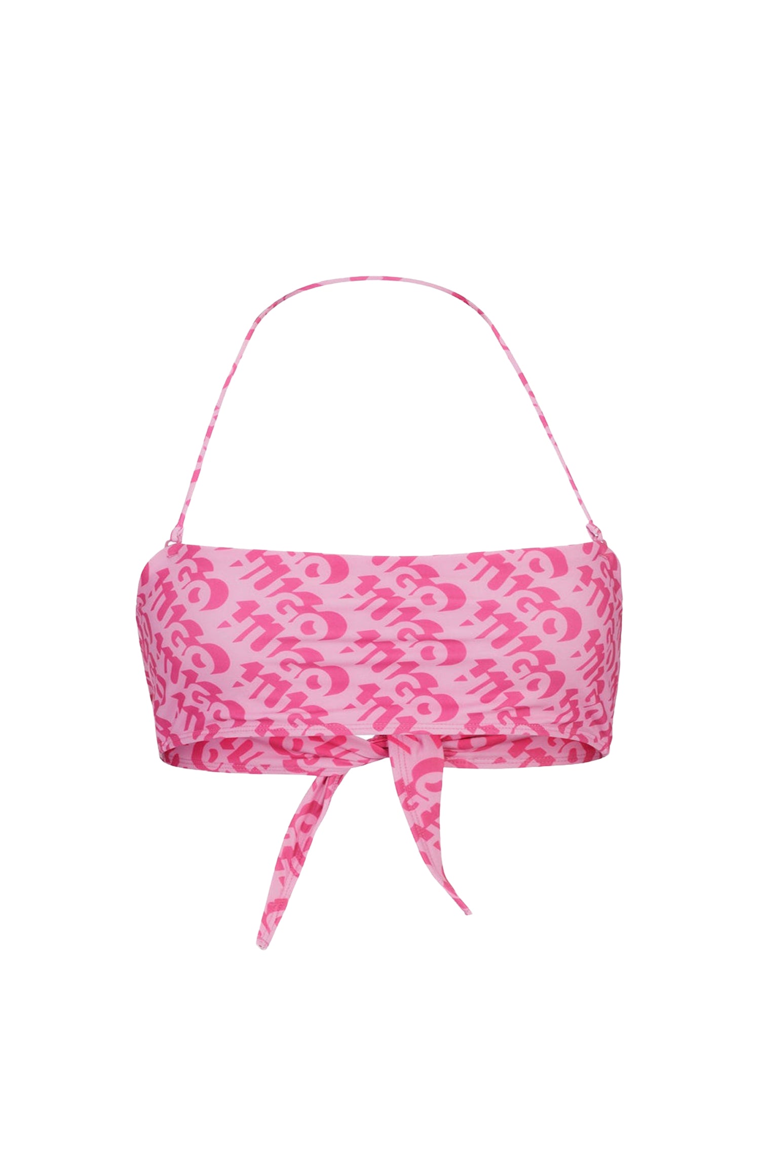 Bonnie bandeau bikini top - Bright Pink