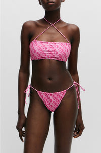 BRIGHT PINK // BIKINI TOPS BONNIE BANDEAU