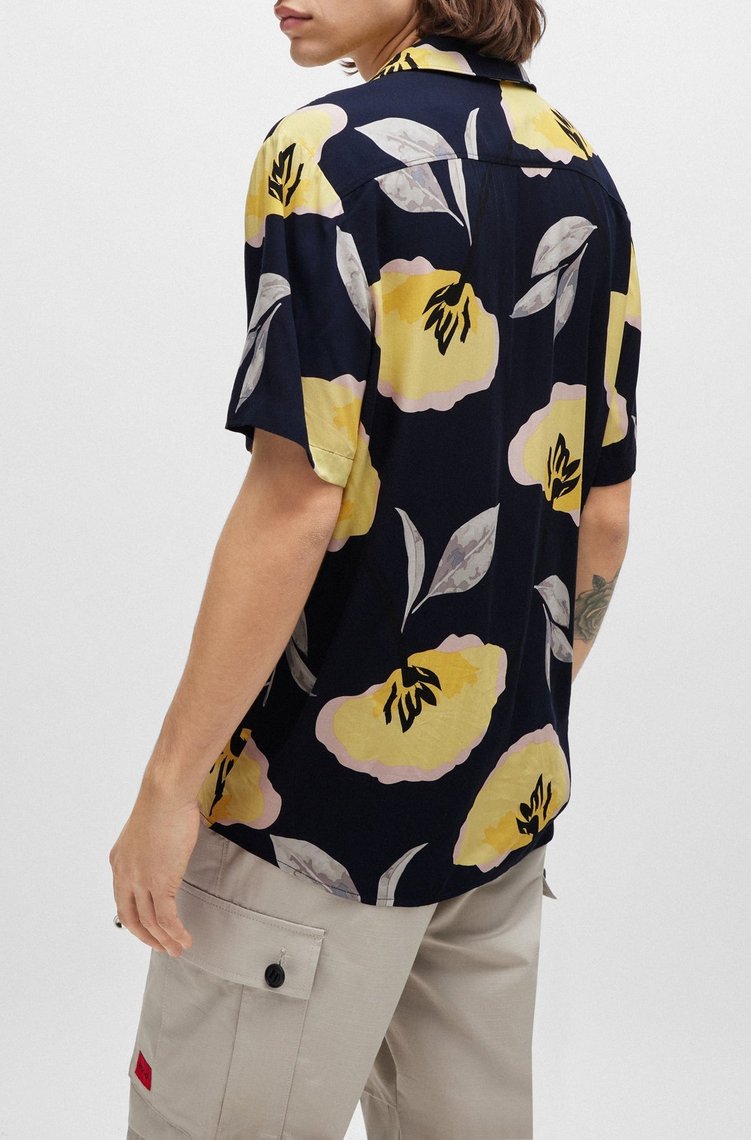 Chemise Ellino à manches courtes - Dark Blue