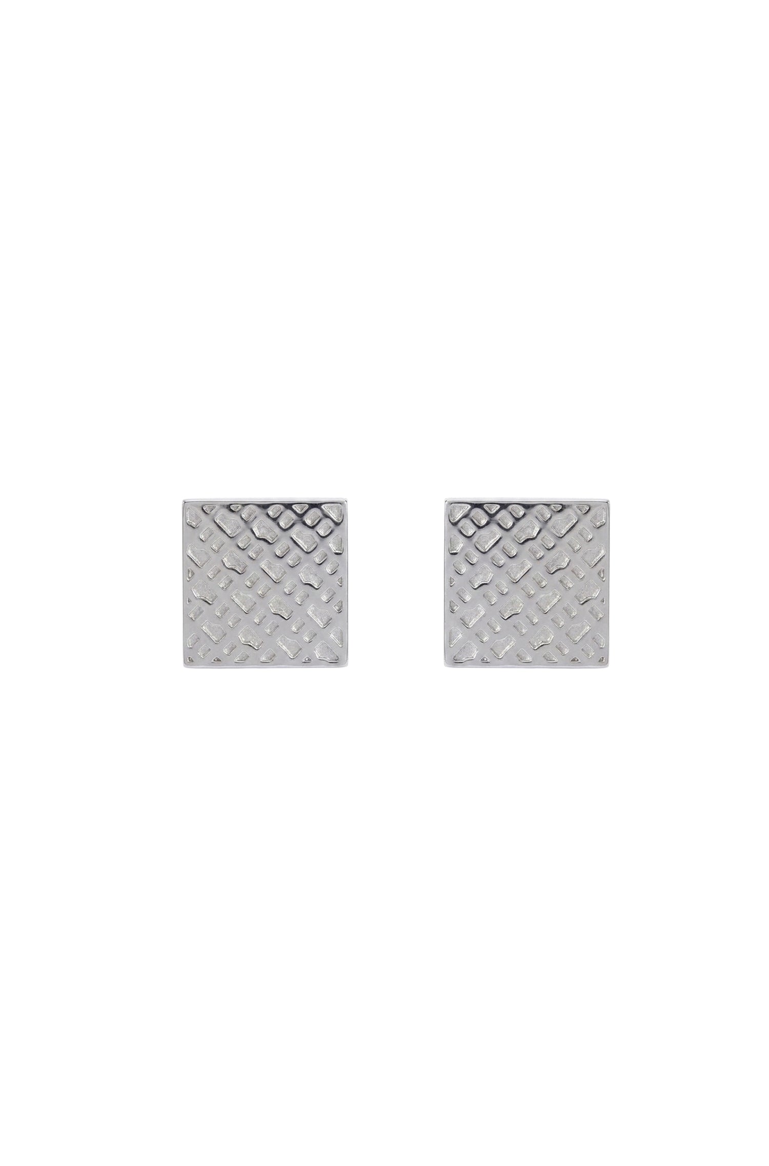 Brass cufflinks - Silver