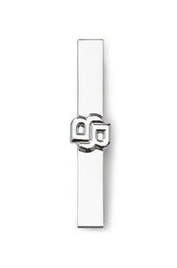 Double Tie Clip - Silver