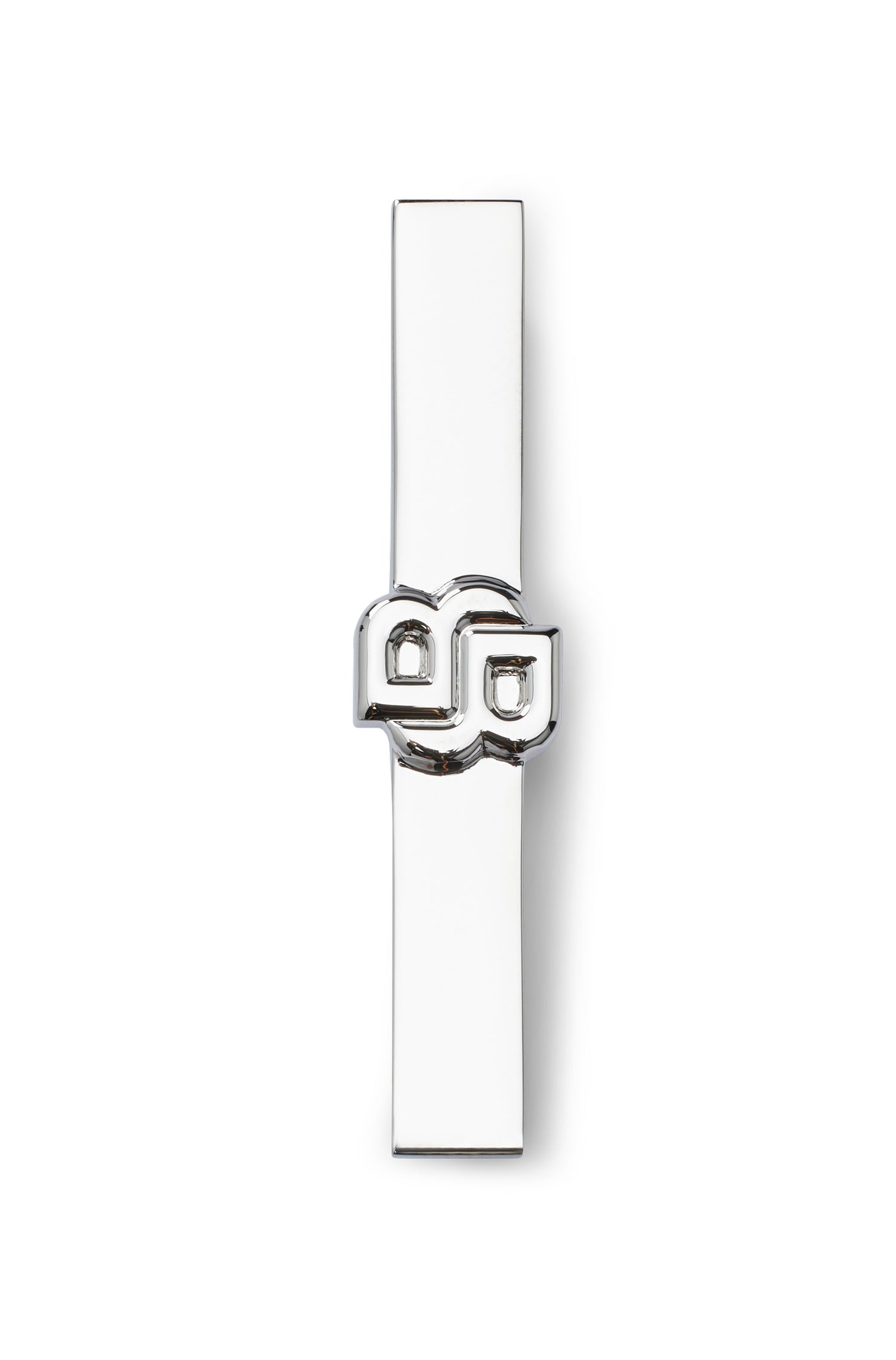 Double Tie Clip - Silver