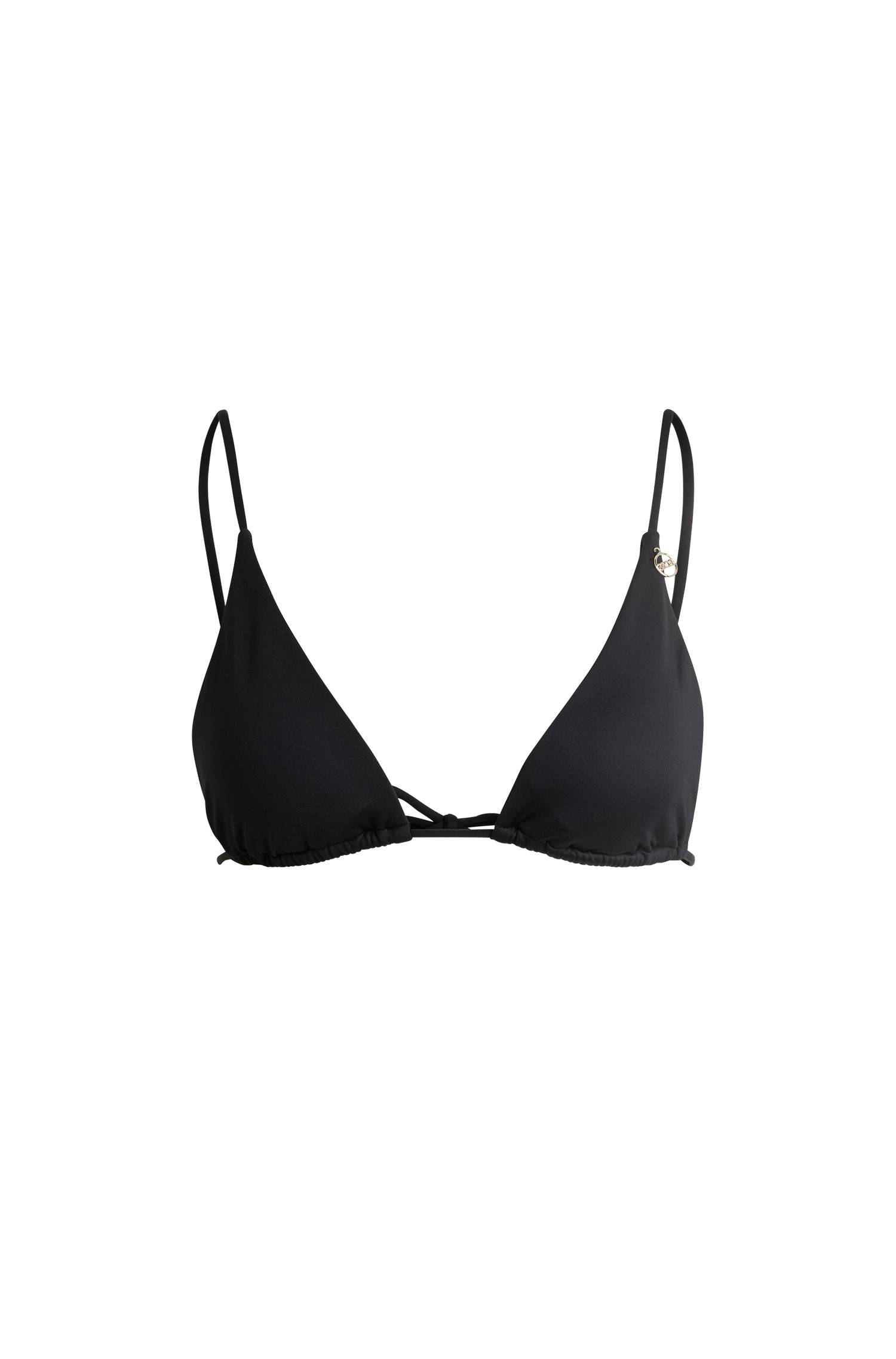 Bella triangle bikini top - Black