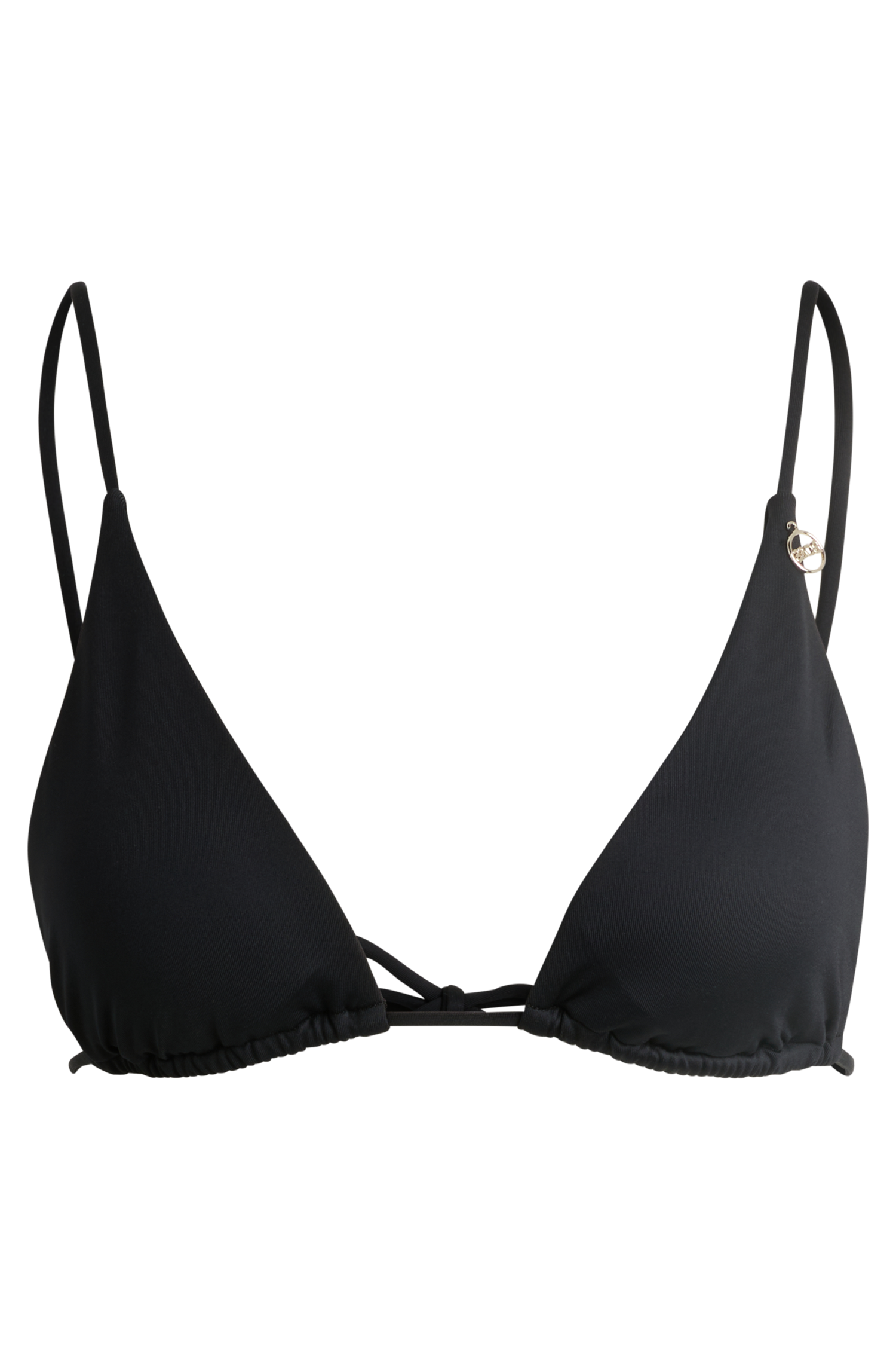 BLACK // BIKINI TOPS BELLA TRIANGLE