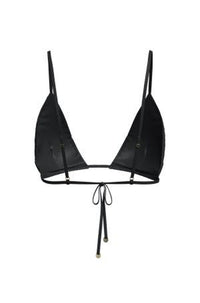 Bella triangle bikini top - Black
