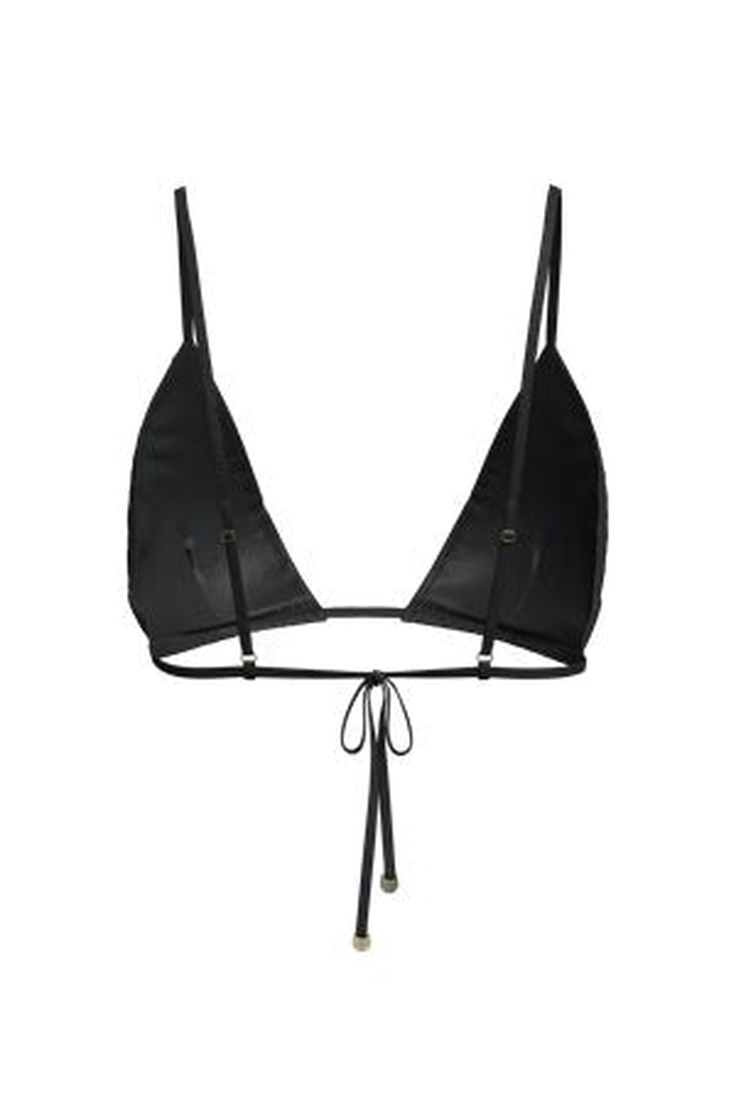 Bella triangle bikini top - Black