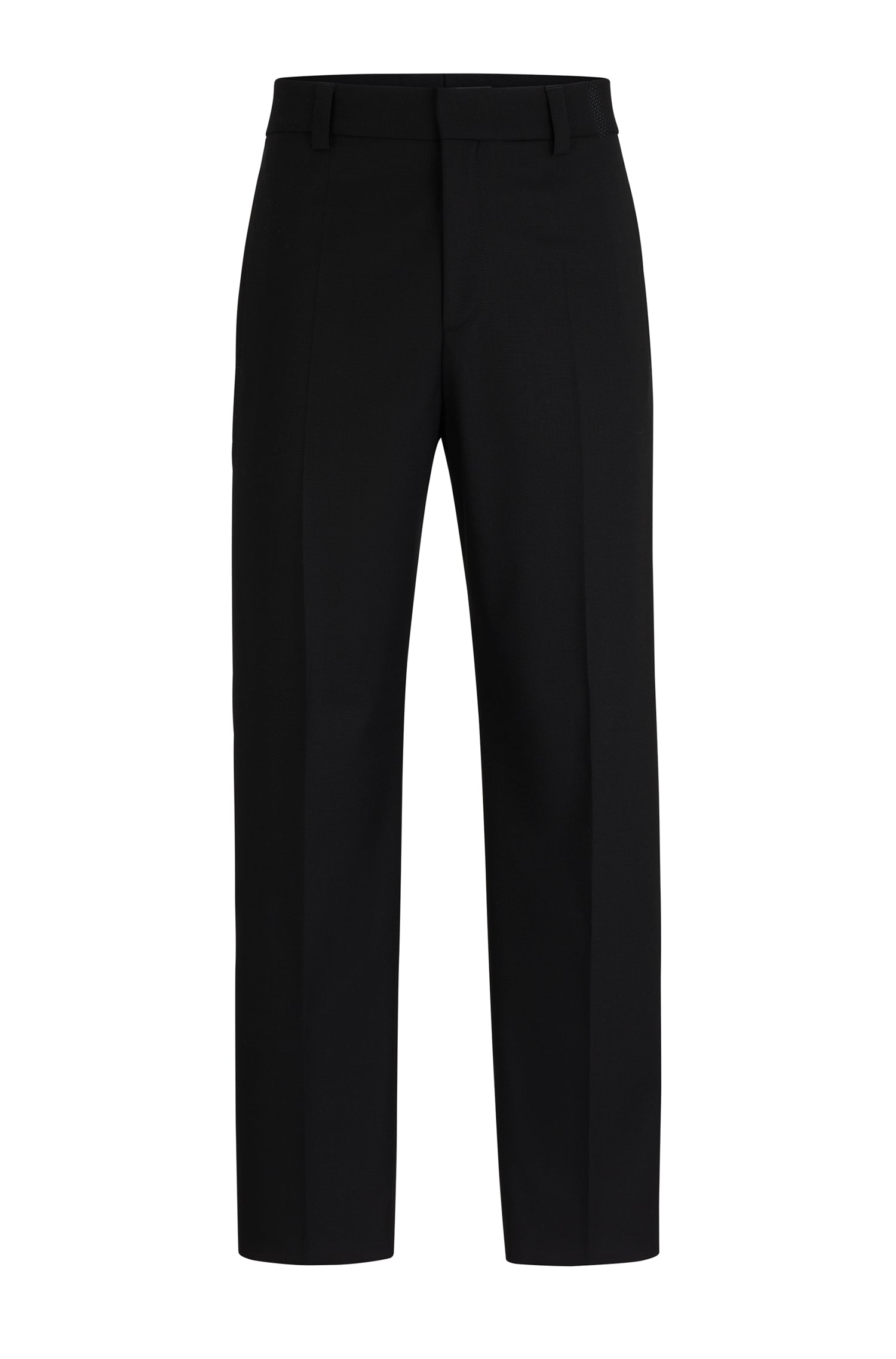 Gliefde wool blend trousers - Black