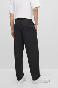 Gliefde wool blend trousers - Black