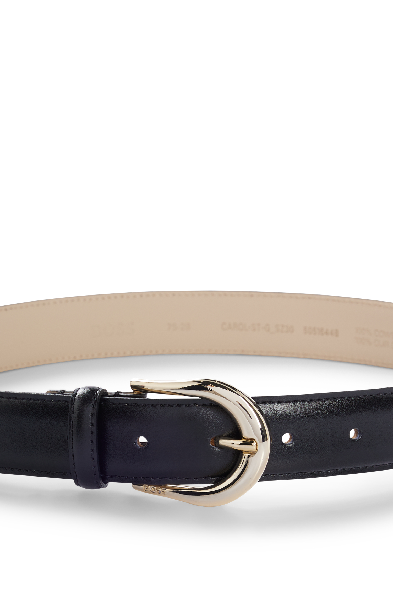 BLACK // BUSINESS BELTS CAROL-ST-G_SZ30