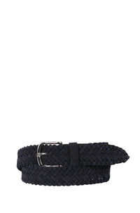 Leather Sash Belt - Dark Blue