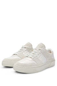 Gary leather trainers - Open White