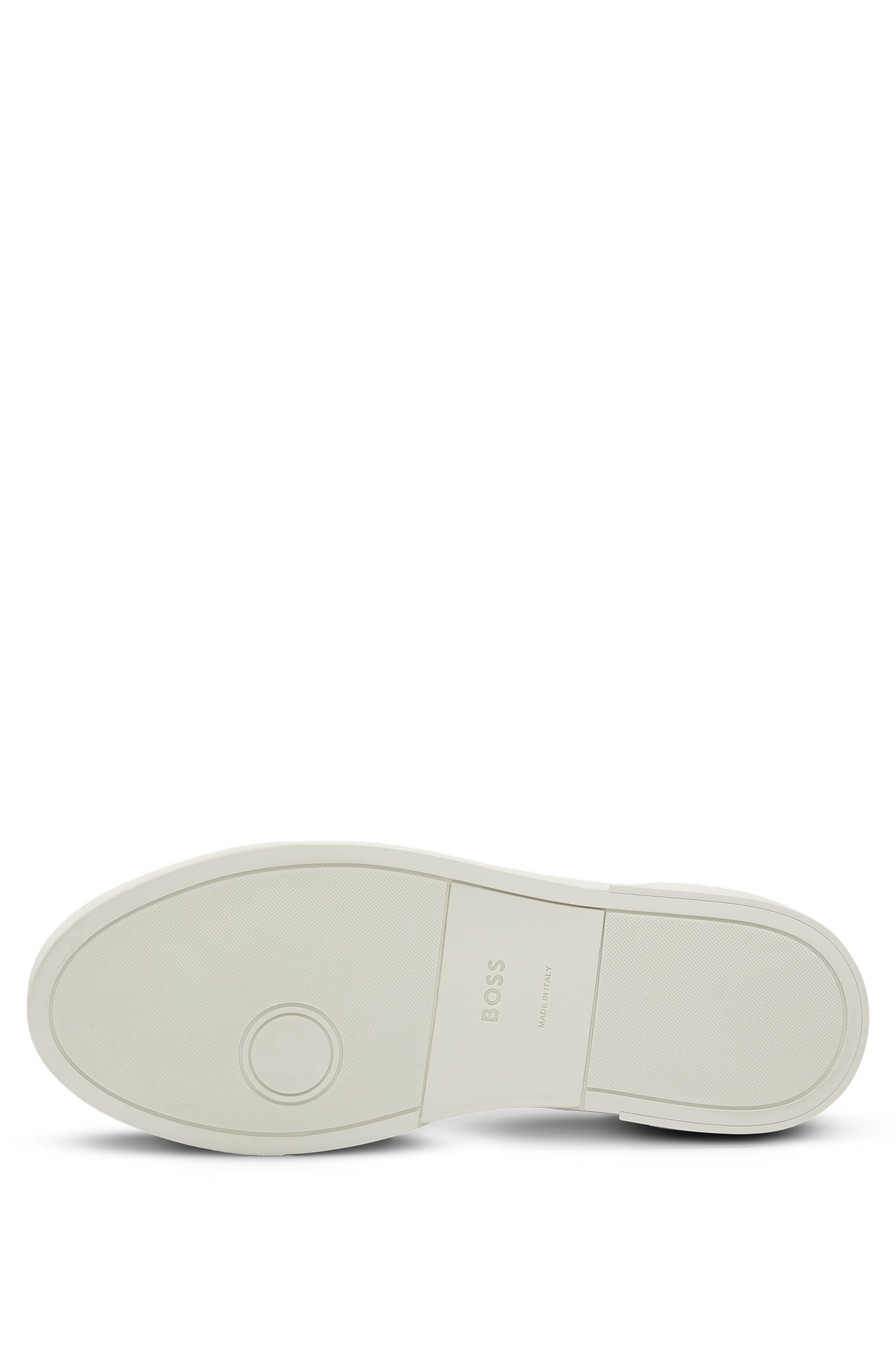 Gary leather trainers - Open White