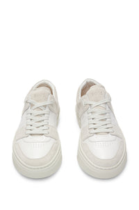 Gary leather trainers - Open White