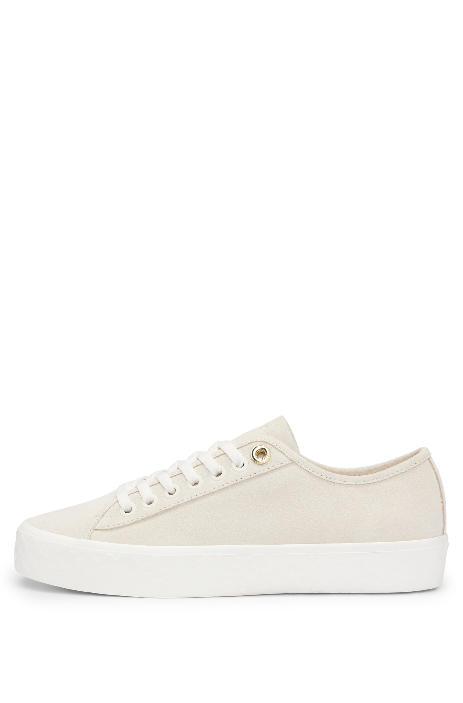 Aiden leather trainers - Open White