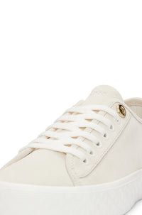 Aiden leather trainers - Open White