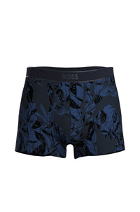 Printed Boxer Shorts - Dark Blue