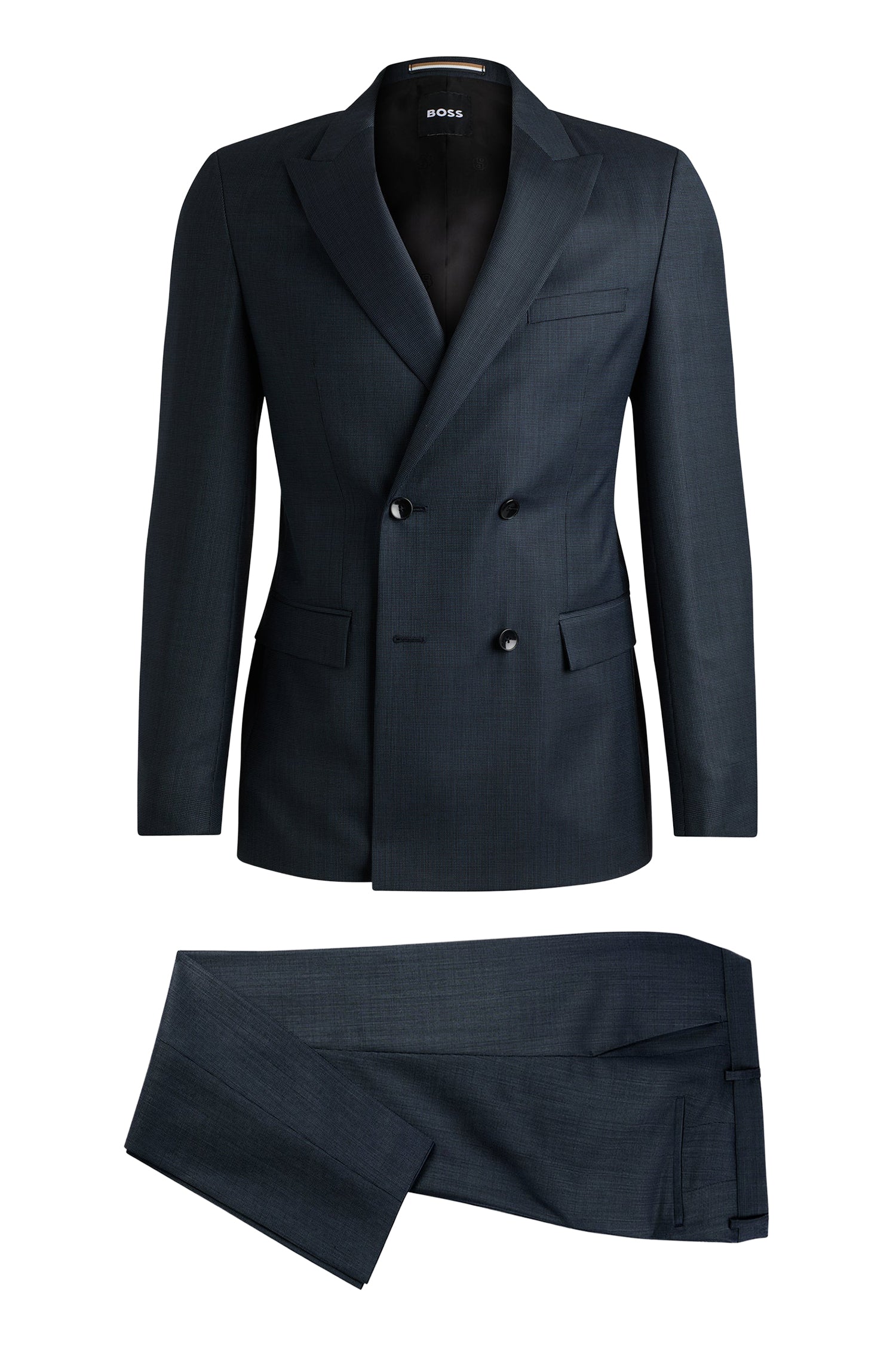Costume deux pièces Houston en laine - Dark Blue