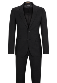 BLACK // BUSINESS SUITS H-HOUSTON-2PCS-243