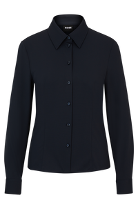 DARK BLUE // TAILORED BLOUSES BOANNA