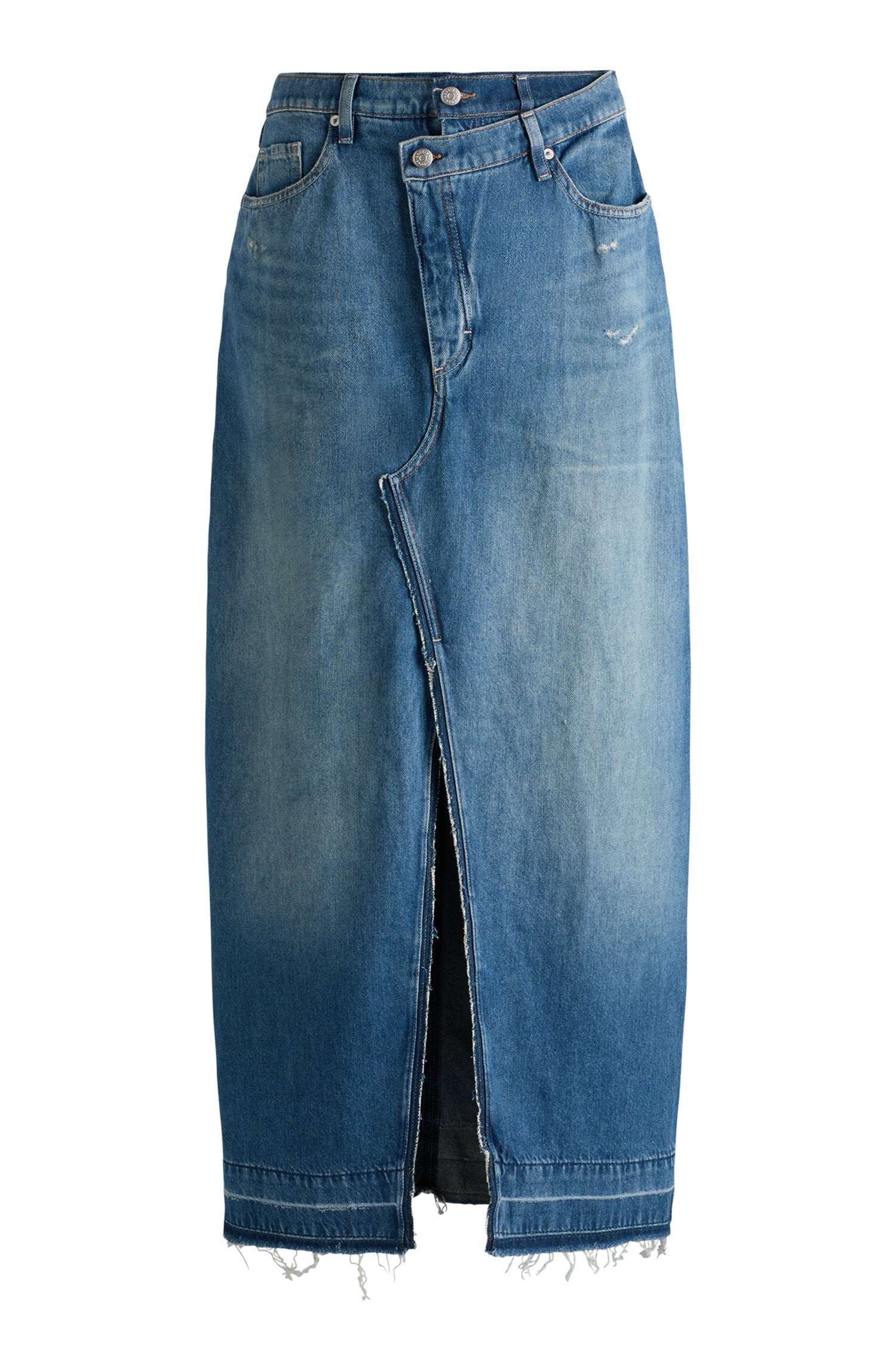 Jupe fendue - Medium Blue