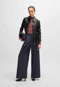 BLACK // LEATHER SASILIA
