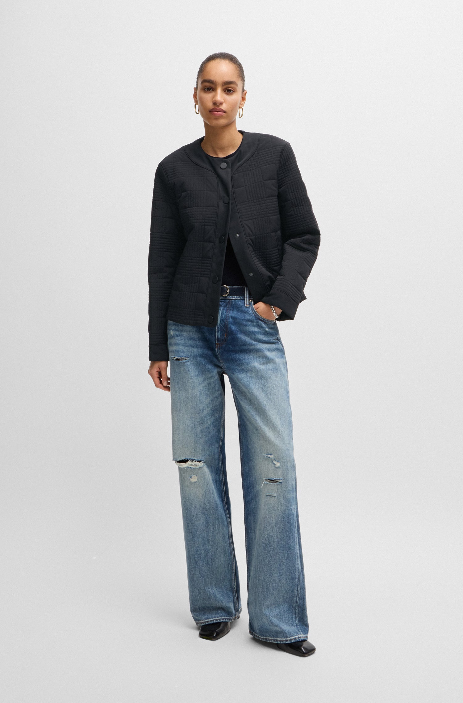BLACK // CASUAL JACKETS PAREXILLA