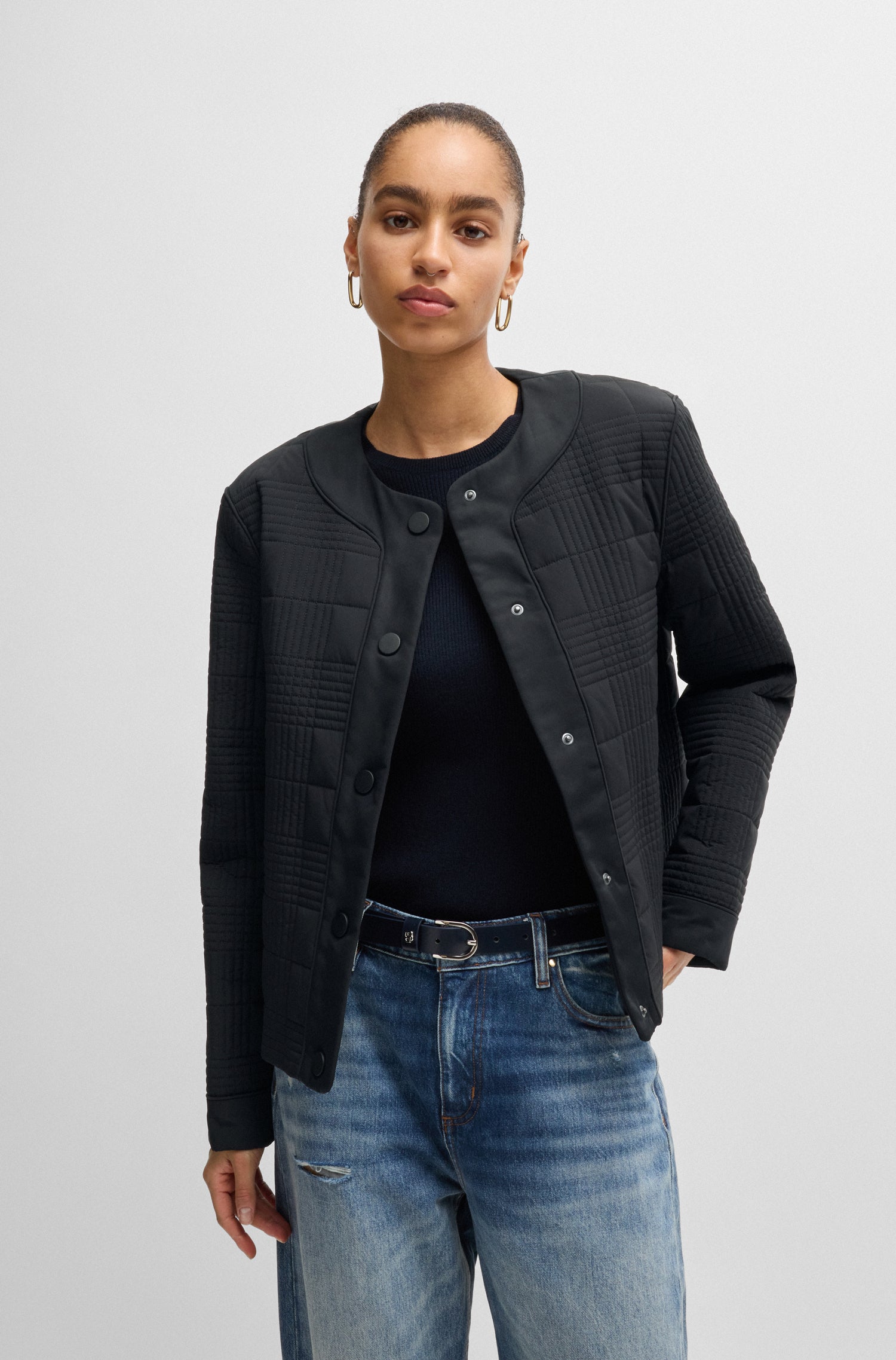 BLACK // CASUAL JACKETS PAREXILLA