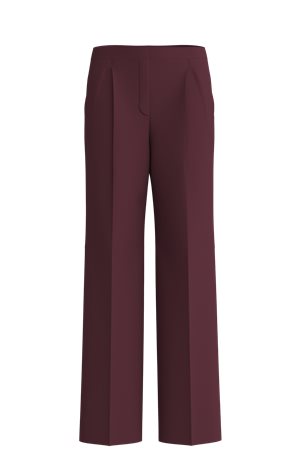 DARK RED // FORMAL TROUSERS TOZERA
