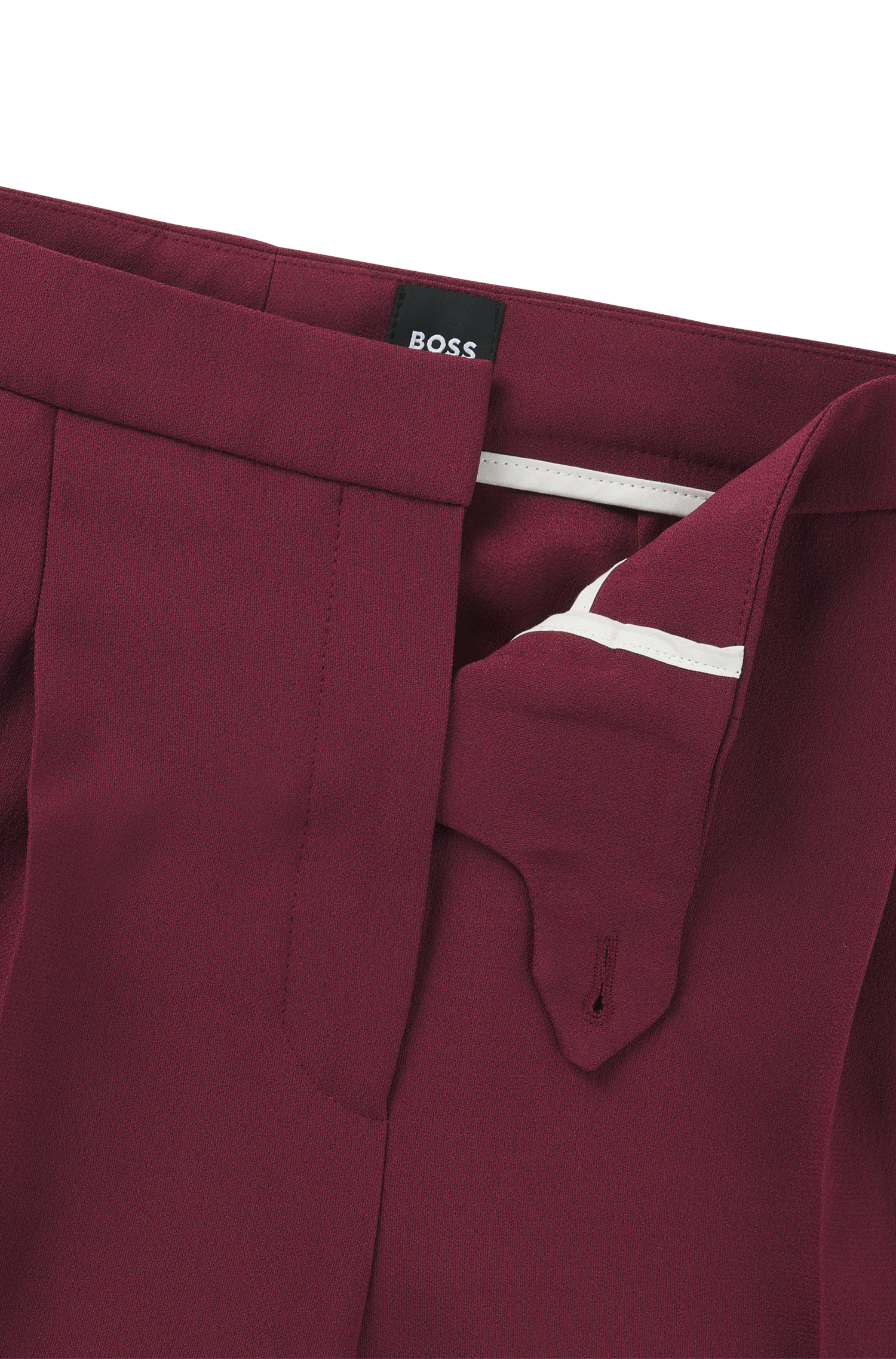 DARK RED // FORMAL TROUSERS TOZERA