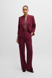 DARK RED // FORMAL TROUSERS TOZERA