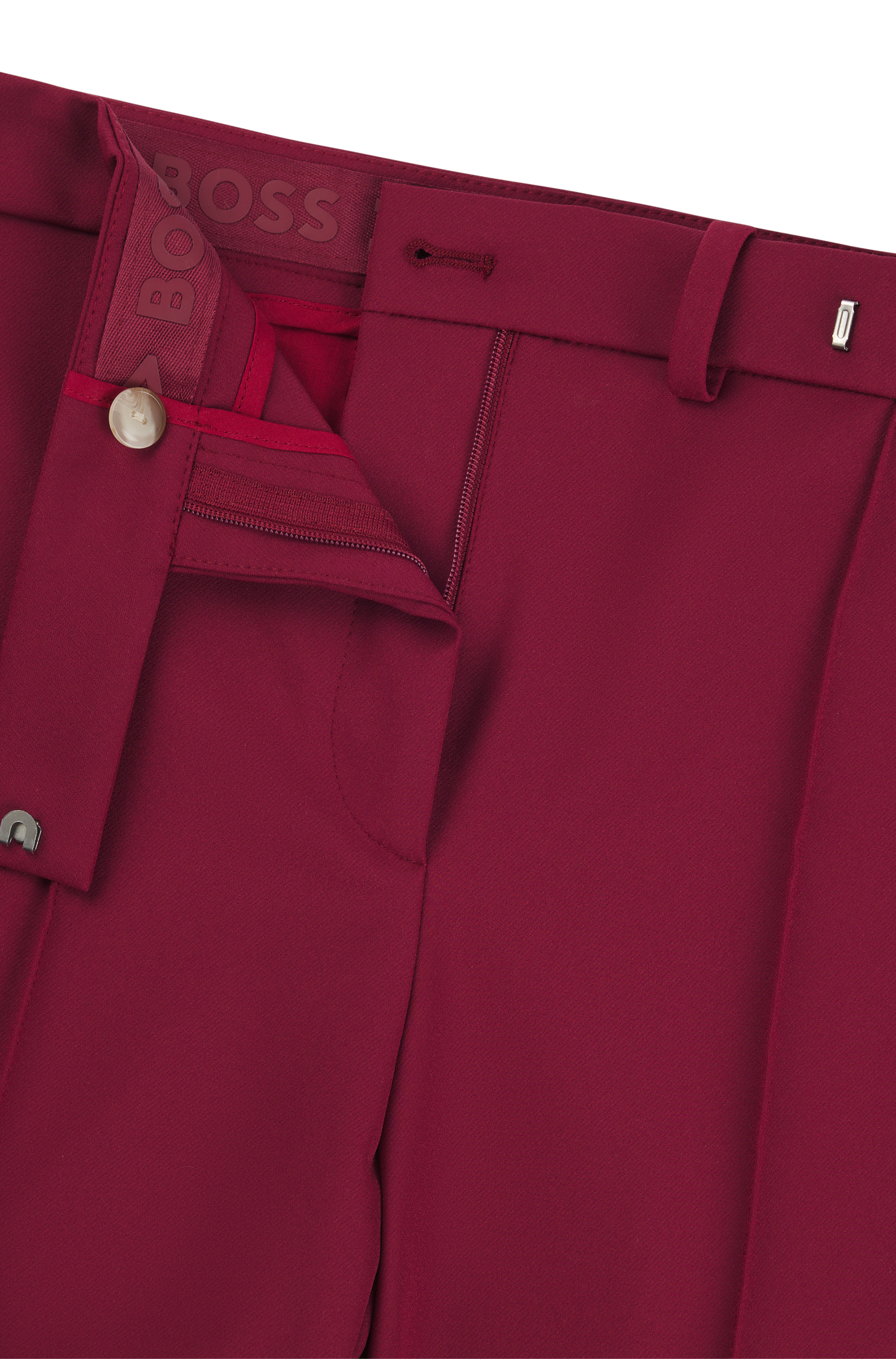 DARK RED // FORMAL TROUSERS TIZENA