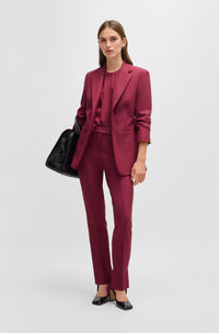 DARK RED // FORMAL TROUSERS TIZENA