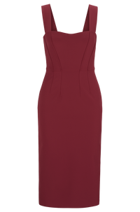 DARK RED // DRESSES DIZENA