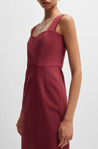 DARK RED // DRESSES DIZENA