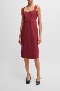 DARK RED // DRESSES DIZENA
