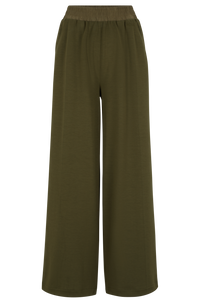 DARK GREEN // CASUAL TROUSERS C_ECARA