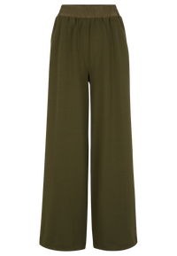DARK GREEN // CASUAL TROUSERS C_ECARA