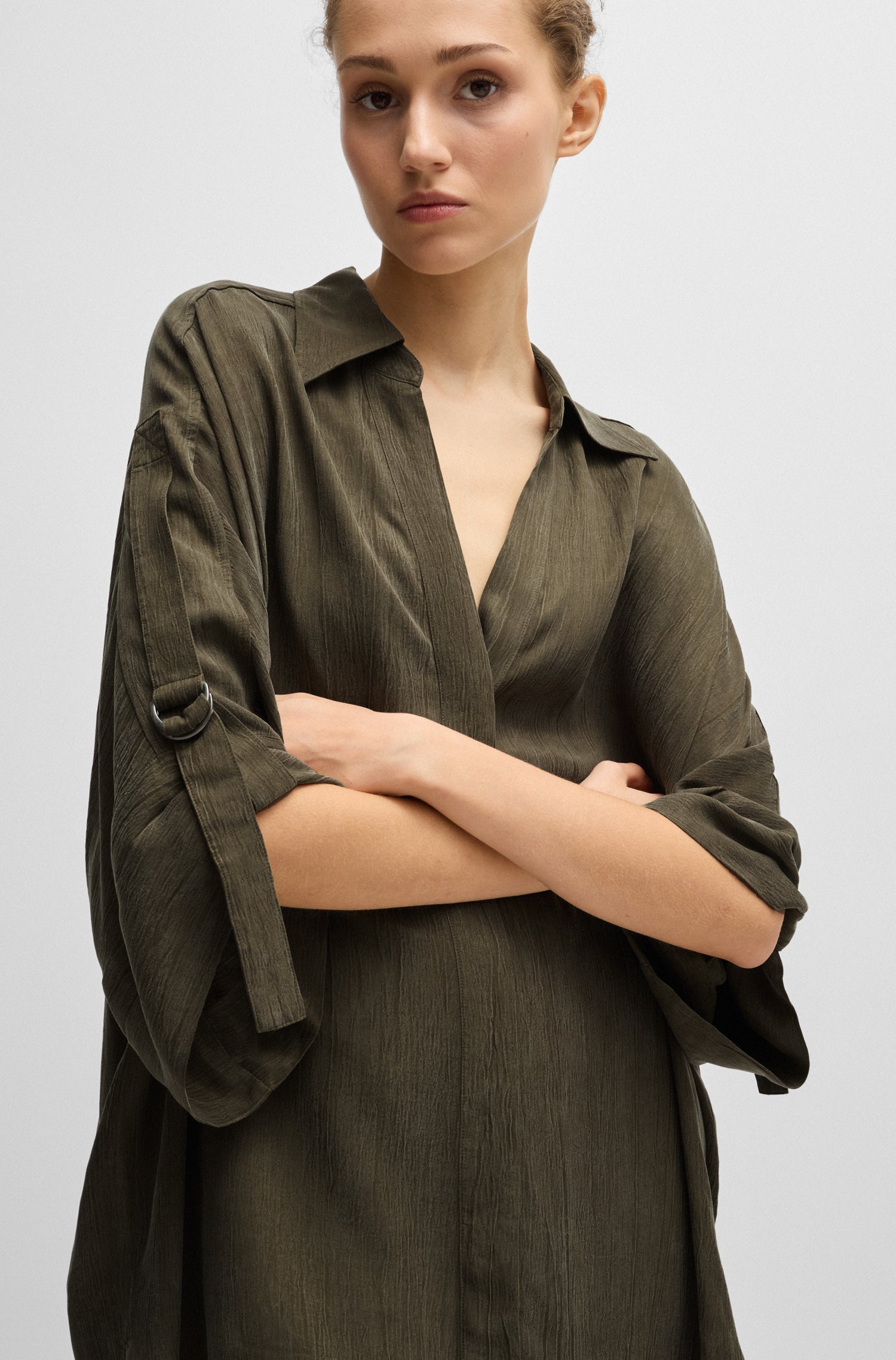 DARK GREEN // CASUAL BLOUSES C_DACTA