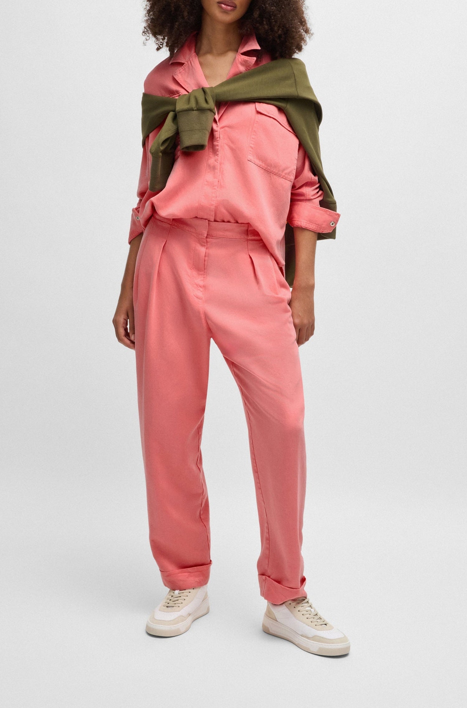 Blouse Bija - Light & Pastel Pink